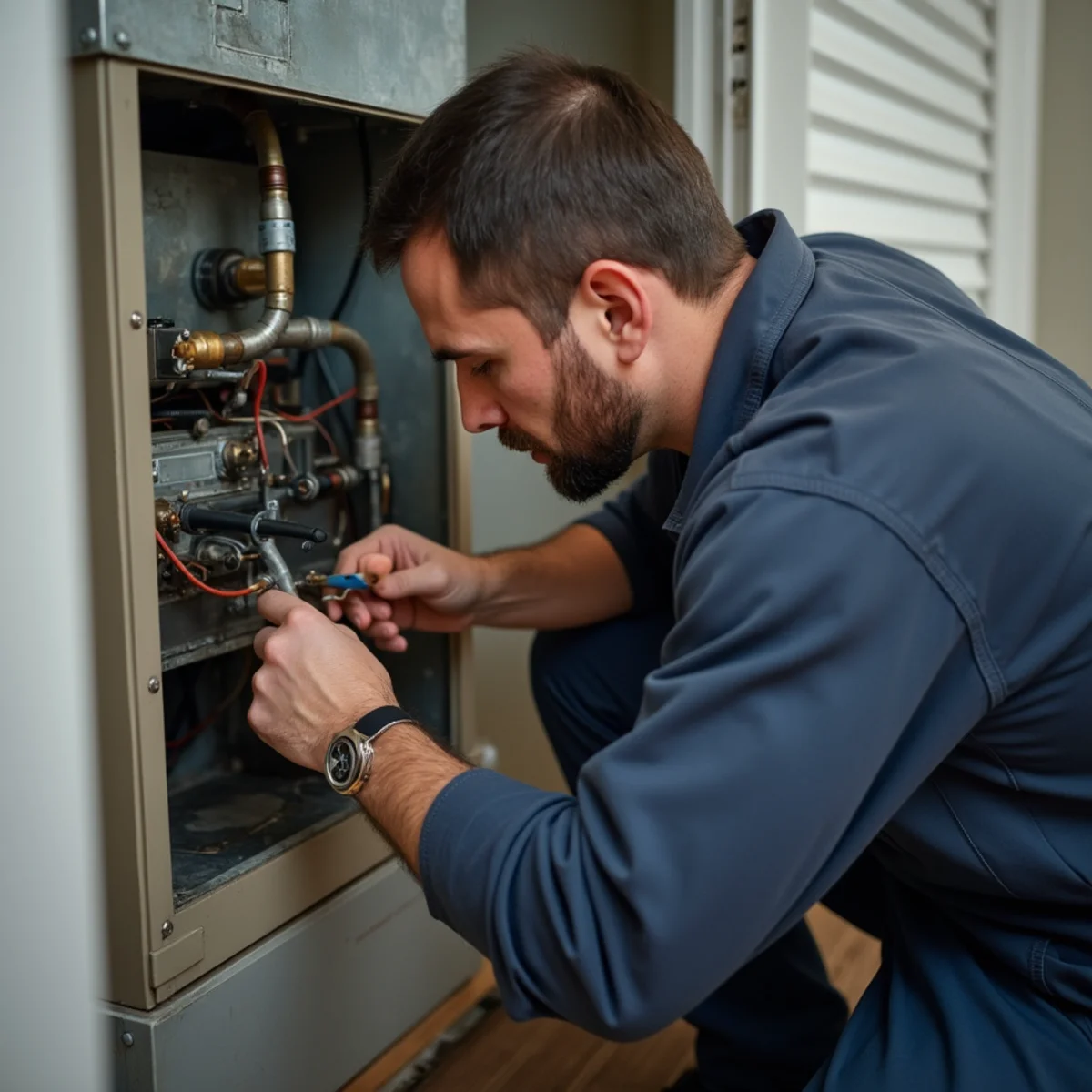 Emergency Furnace Repair (No Heat) by a licensed HVAC Newark DE technician in Newark, DE